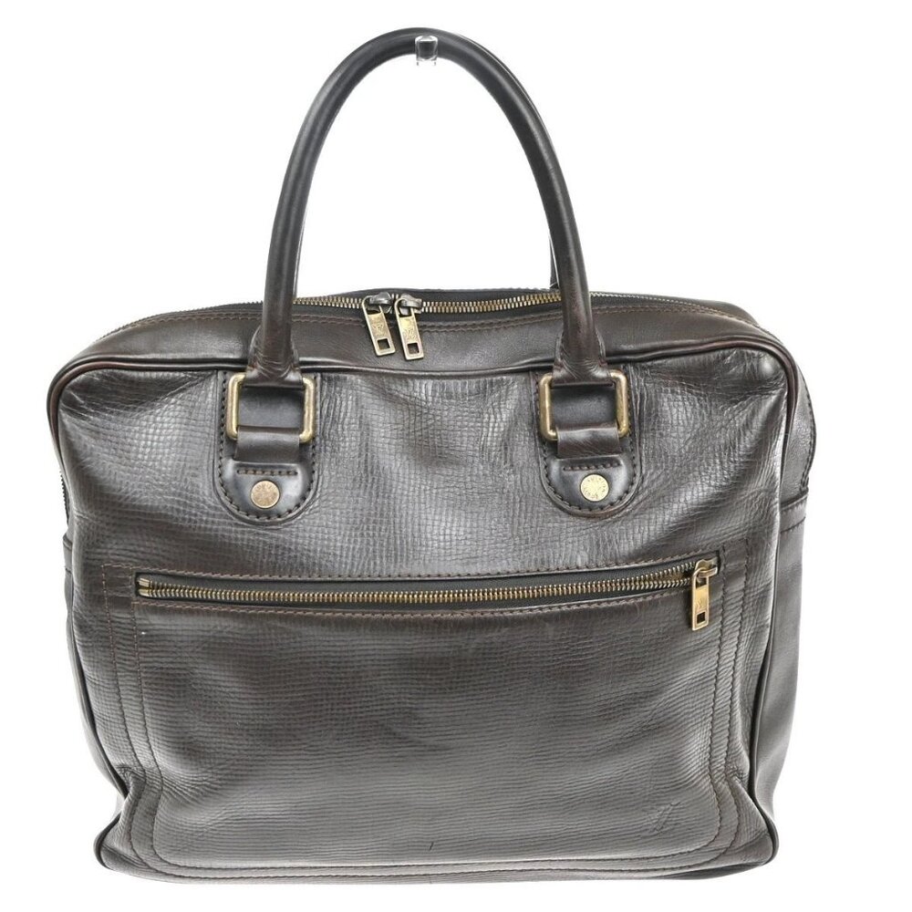 LOUIS VUITTON Utah Yulong Cafe Business Hand Bag Leather M92532 30KC129